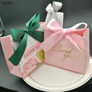10Pcs Thank You Printed PINK Candy Bag Box for Favor Gift Decoration-E_1